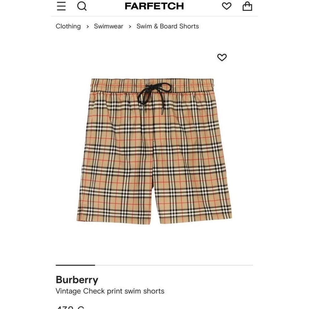 BURBERRY DENIZ ŞORTU